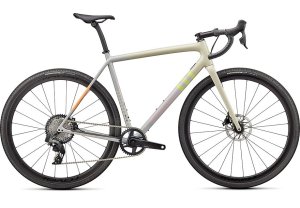 Specialized Crux Expert  Gloss White Speckled/Dove Grey/Papaya/Clay/Lime 49